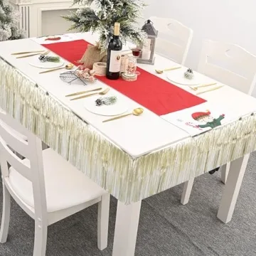 YUKL Gold Tinsel Icicles 4000 Strands 18 Inch Decor