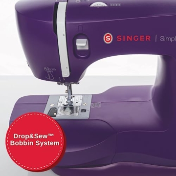 SINGER Simple 3337 Purple Sewing Machine with 108 Stitches
