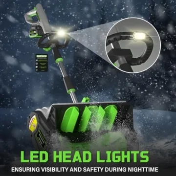 Lightweight Cordless Snow Blower with Powerful 40V Motor