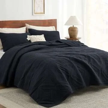 Boho Quilt Set King Size - Soft, Elegant Bedding