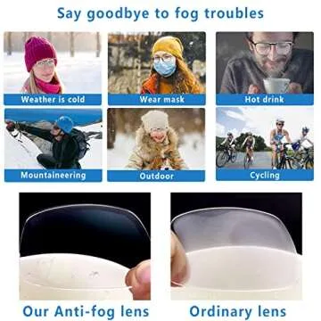 SQIMZAR 3 PCS Safety Glasses Goggles For Women Nurses Protective Eyewear,Anti Fog Safety Goggles