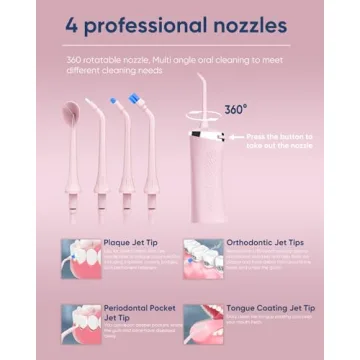 MySmile LP211 Cordless Water Flosser with 5 Modes