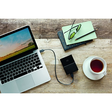 WD 4TB My Passport Mac External Hard Drive USB-C USB-A