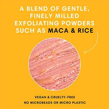Sweet Chef Ginger + Vitamin C Powershot Polishing Mask - Brightening Face Mask for Dark Spots & Uneven Skin Tone + Maca, Rice Powders & AHA Face Exfoliant & Resurfacing Formula (3.4oz)