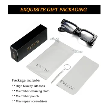 EYLRIM Blue Light Blocking Glasses Stylish Protective Eyewear