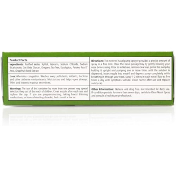 Xlear Rescue Nasal Spray with Natural Ingredients for Relief