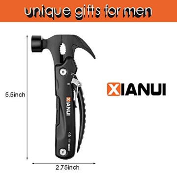 Gifts for Men - 12in1 Multitool Hammer - Stocking Stuffers