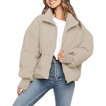 2024 Women's Winter Puffer Jacket Cozy Chic Windproof