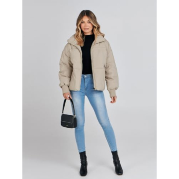 2024 Women's Winter Puffer Jacket Cozy Chic Windproof