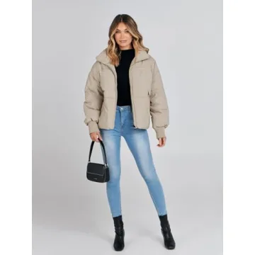 2024 Women's Winter Puffer Jacket Cozy Chic Windproof