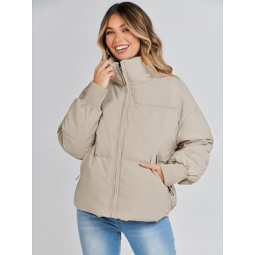 2024 Women's Winter Puffer Jacket Cozy Chic Windproof