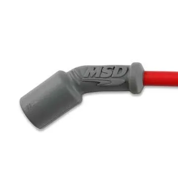 MSD 32819 Super Conductor Spark Plug Wire Set, Red
