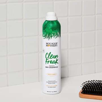 Not Your Mothers Clean Freak Tapioca Dry Shampoo (2-Pack) - 7 oz - Refreshing Dry Shampoo - Instantly Absorbs Oil and Odor for Refreshed Hair