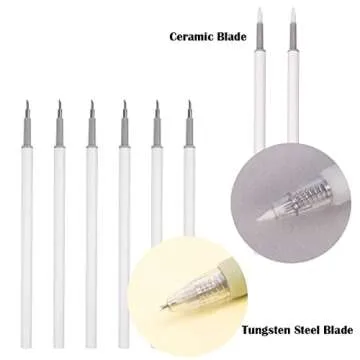 Fortunemee Craft Exacto Knife Craft Cutting Tool Paper Cutter Knife Pen Retractable Hobby Knife Blade Art Utility Precision Paper Cutting Carving Tool w/ Pocket Clip for DIY Drawing Scrapbooking Tools