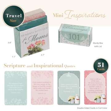 101 Moments with God for Moms, Inspirational Scripture Cards to Keep or Share (Boxes of Blessings)