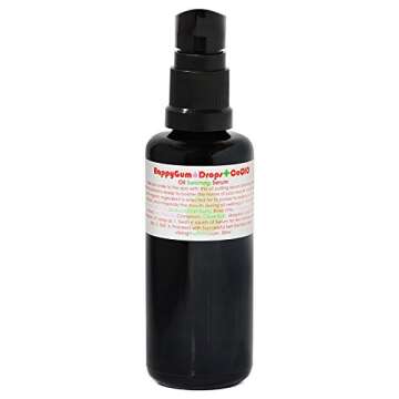 Living Libations - Organic Happy Gum Drops Oil Swishing Serum | Natural, Wildcrafted, Vegan Clean Beauty (1.7 fl oz | 50 ml)