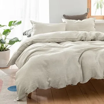 Luxurious Simple&Opulence Linen Duvet Cover Set - Stylish Comfort