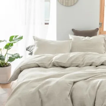 Luxurious Simple&Opulence Linen Duvet Cover Set - Stylish Comfort