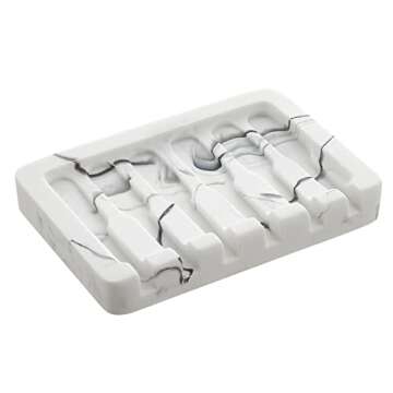 INIUNIK Self Draining Soap Dish - Stylish & Practical for Bath