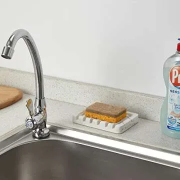 INIUNIK Self Draining Soap Dish - Stylish & Practical for Bath