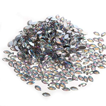 500pcs AB Acrylic Crystal Rhinestones for Decor DIY