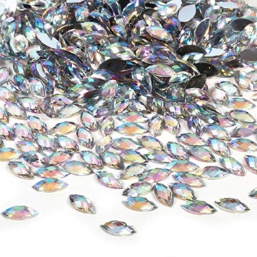 500pcs AB Acrylic Crystal Rhinestones for Decor DIY