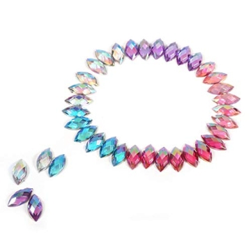 500pcs AB Acrylic Crystal Rhinestones for Decor DIY