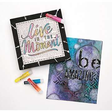 Faber-Castell Gelatos Colors Set, Iridescents - Water Soluble Pigment Crayons - 15 Iridescent Colors