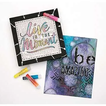 Faber-Castell Gelatos Colors Set, Iridescents - Water Soluble Pigment Crayons - 15 Iridescent Colors