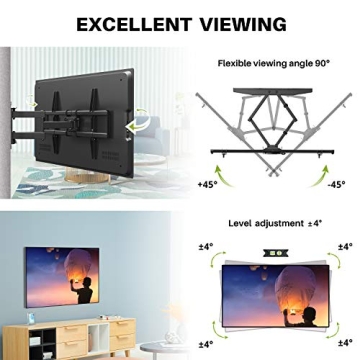 USX Mount Full Motion TV Wall Mount for 37-86 Inch TVs