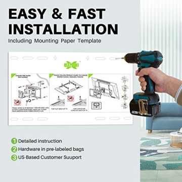 USX Mount Full Motion TV Wall Mount for 37-86 Inch TVs