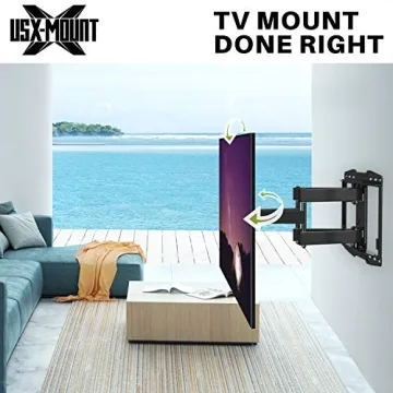 USX Mount Full Motion TV Wall Mount for 37-86 Inch TVs