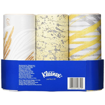 Kleenex Perfect Fit Facial Tissues 3 Count Elegant Design