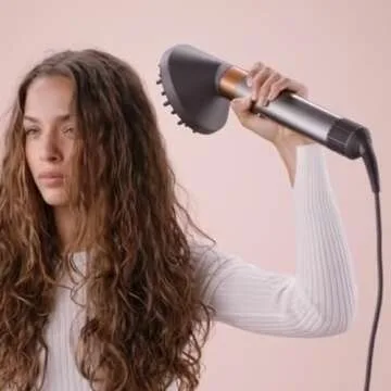 BVACUMHEAD Upgraded Diffuser Attachment for Dyson Airwrap Styler - Converts to Hair Dryer Diffuser Nozzle, 973365-01, Grey