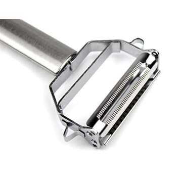 Dual Julienne & Vegetable Peeler with Cleaning Brush