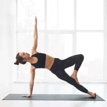 BalanceFrom 7-Piece Set - Include Yoga Mat with Carrying Strap, 2 Yoga Blocks, Yoga Mat Towel, Yoga Hand Towel, Yoga Strap and Yoga Knee Pad (Gray, 1/2"-Thick Mat)