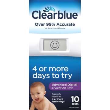 Clearblue Advanced Digital Ovulation Test, 10 Ovulation Tests