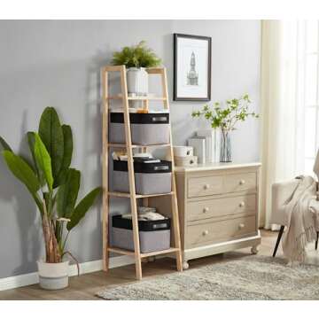 DECOMOMO Large Fabric Storage Bins - 3 Pack for Home Organization