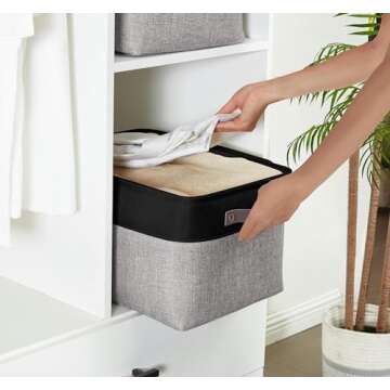 DECOMOMO Storage Bins - Sturdy Baskets for Any Room
