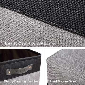 DECOMOMO Storage Bins - Sturdy Baskets for Any Room
