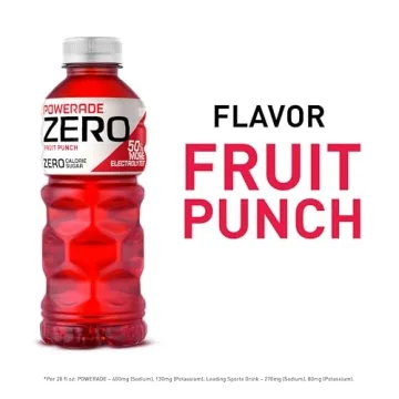 POWERADE ZERO Fruit Punch Sports Drink 8 Pack 20 fl oz