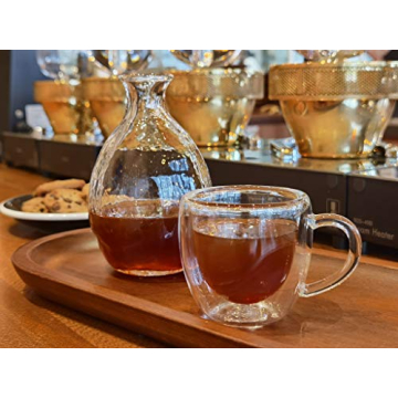 Double Wall Insulated Espresso Cups Set Microwave Safe