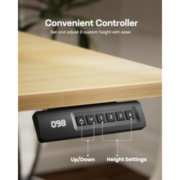 Marsail Electric Standing Desk for Home Office Adjustable