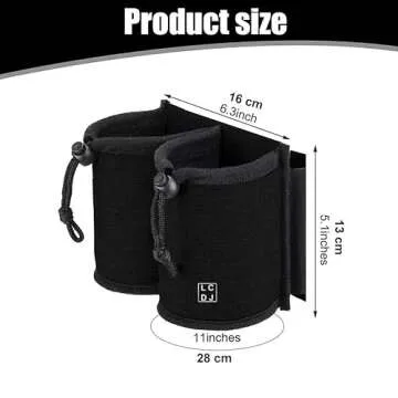 LCDJ Travel Cup Holder - Hands-Free Drink Caddy for Travelers