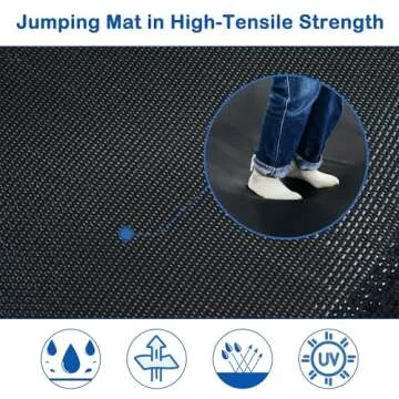 Merax 7FT Kids Trampoline with Slide and Enclosure Net