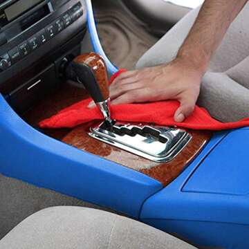 SIMPLI-MAGIC 79141 Shop Towels 14"x12", Pack of 150, Red