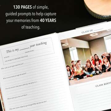 Teacher Notebook Journal for 20 Years of Memories
