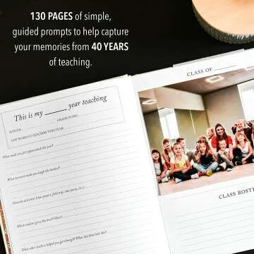 Teacher Notebook Journal for 20 Years of Memories