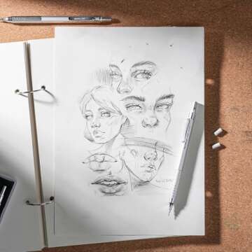 Nicpro 0.7 Metal Mechanical Pencil Set with Case, 3PCS MP1000 0.7mm Artist Lead Pencil With 8 Tube HB Refills, 3 Erasers, 9 Eraser Refill For Architect Art Drafting Drawing Engineering, Sketching