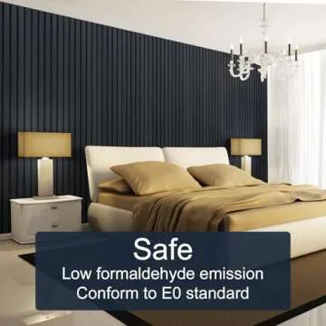 NeatiEase Wood Slat Wall Panels, Stylish & Soundproof